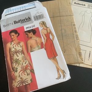 Butterick 4974 Fast & Easy Halter Dress Pattern